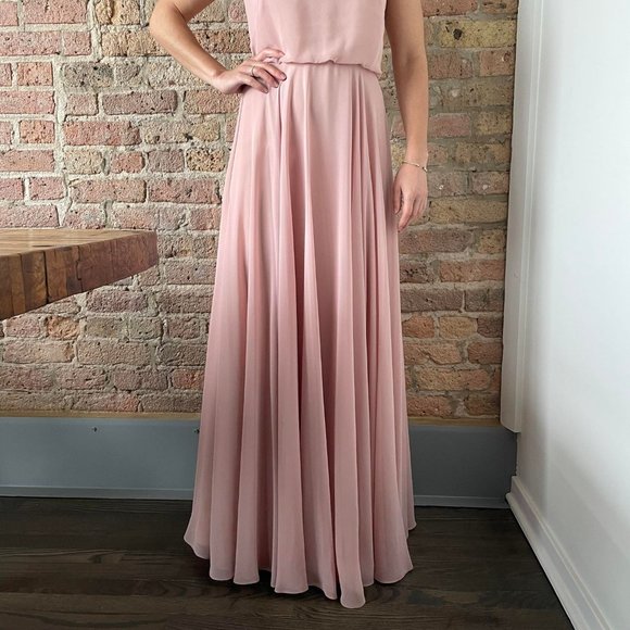 Jenny Yoo chiffon dress - Picture 2 of 4